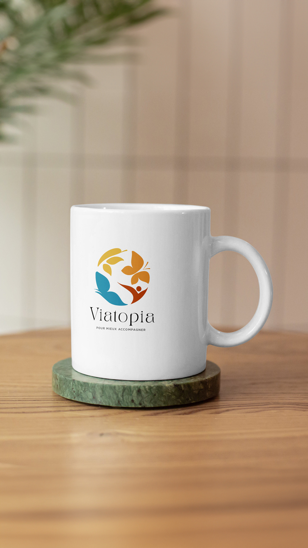 identité visuelle entreprise Viatopia - dépendance à Saint Omer dans l'Audomarois- Graphiste freelance